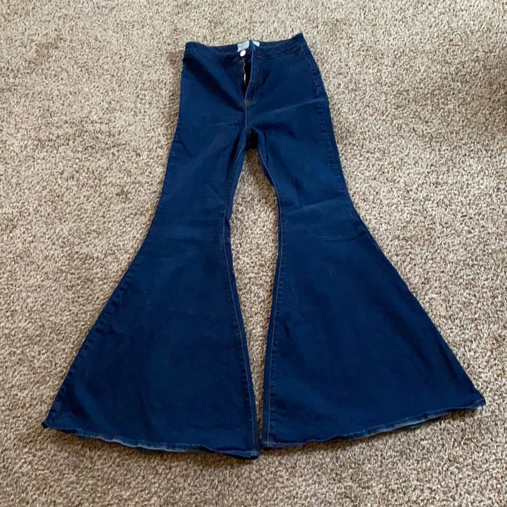 Free People Just Float On Flare Jeans